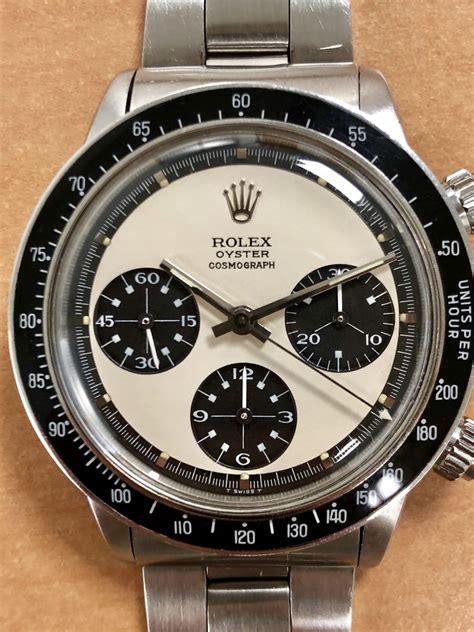 paul newman rolex panda dial|Rolex oyster perpetual panda.